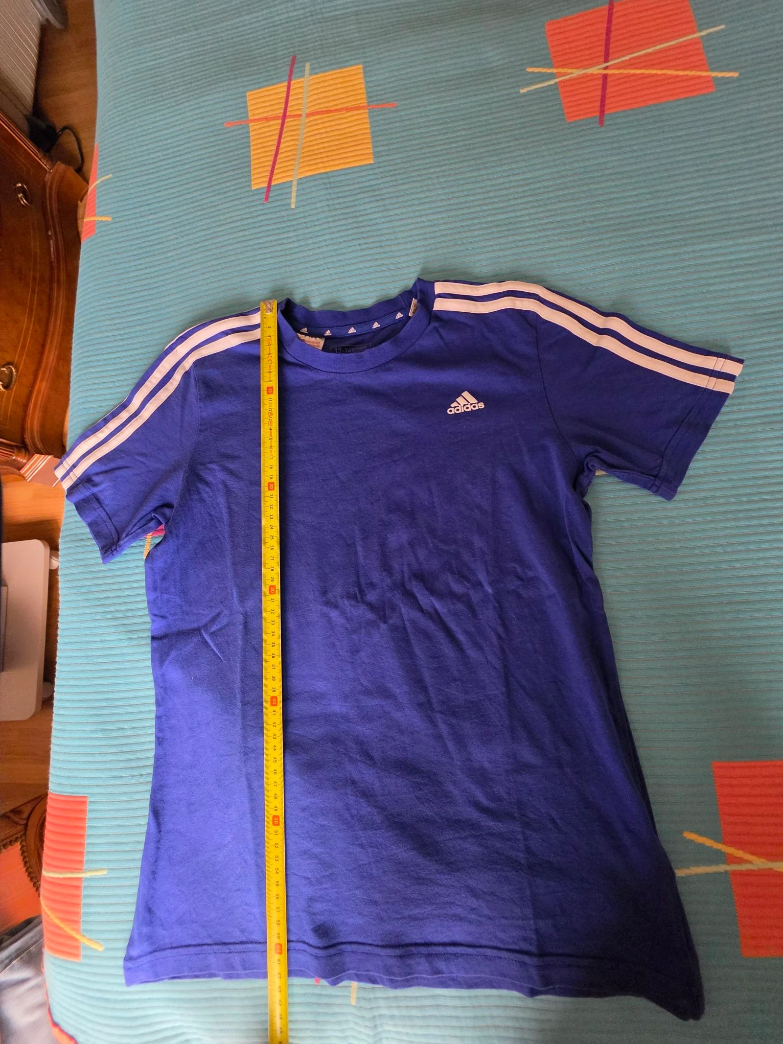 Adidas blue t-shirt boy size 13-14 – photo 4